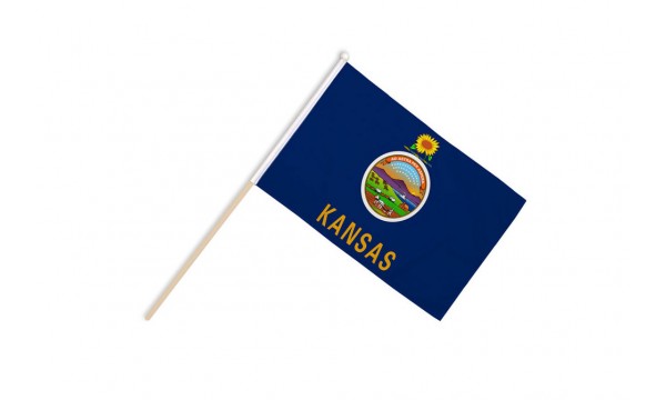 Kansas Hand Flags